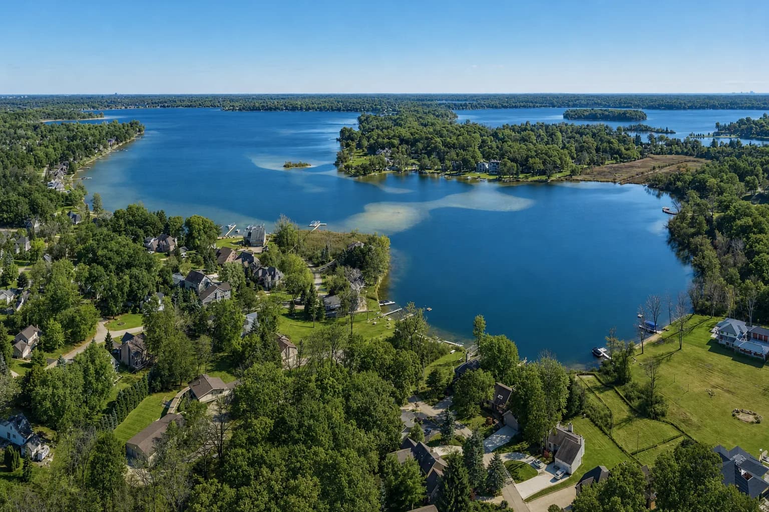 Cass Lake, West Bloomfield, Michigan