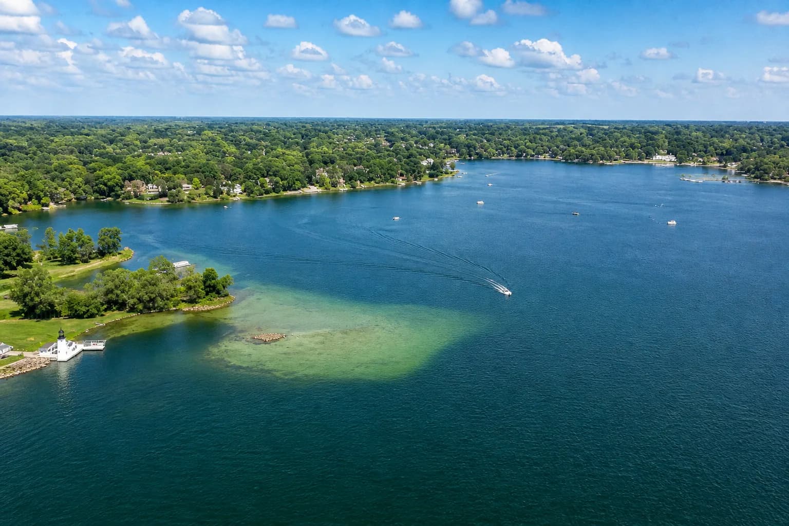 Walnut Lake, West Bloomfield, Michigan