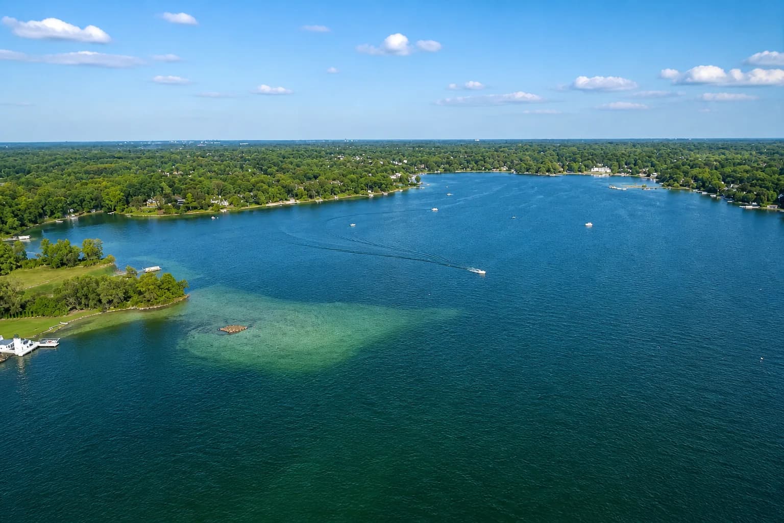 Walnut Lake, West Bloomfield, Michigan