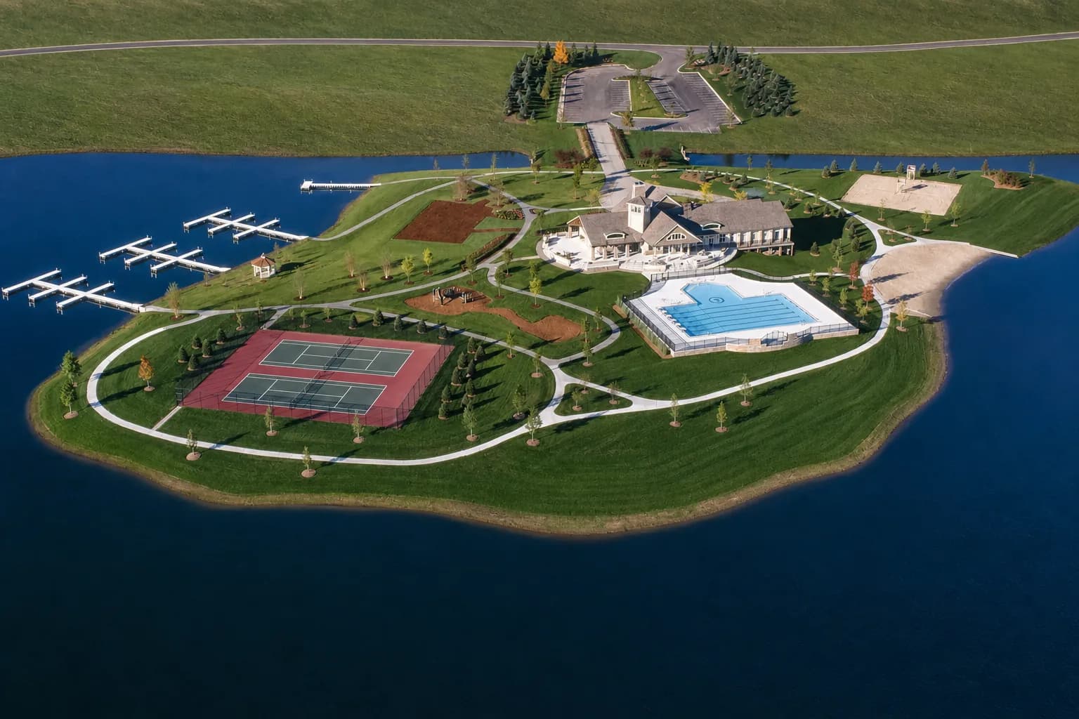 Island Lake of Novi, Novi, Michigan