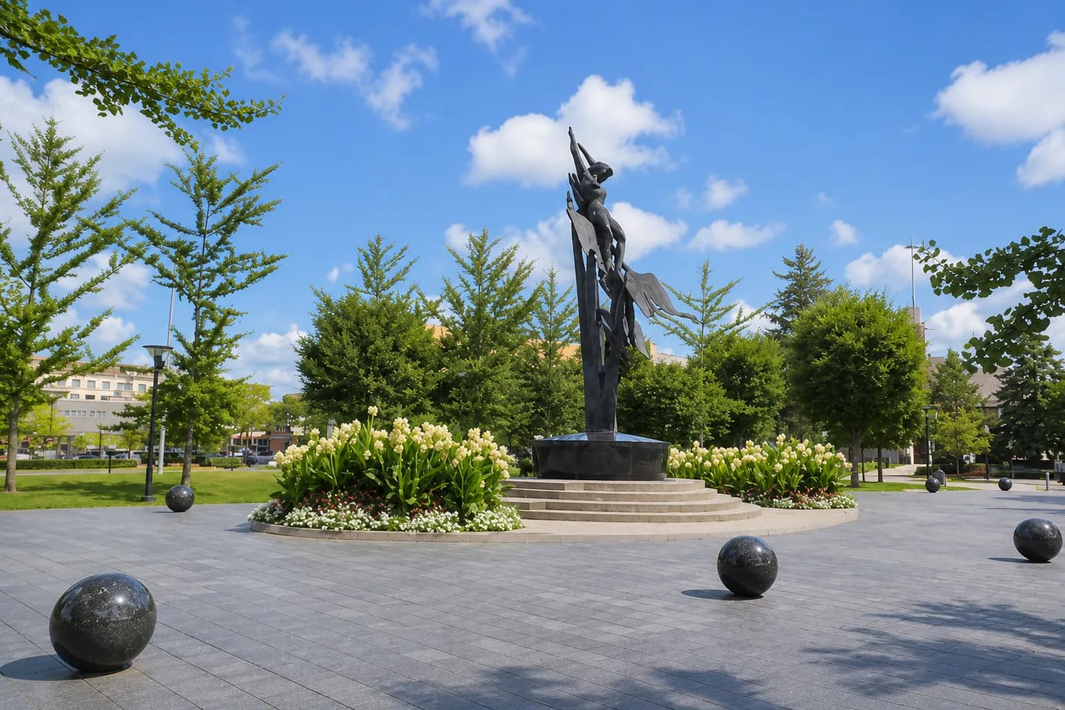 Shain Park, Birmingham, Michigan