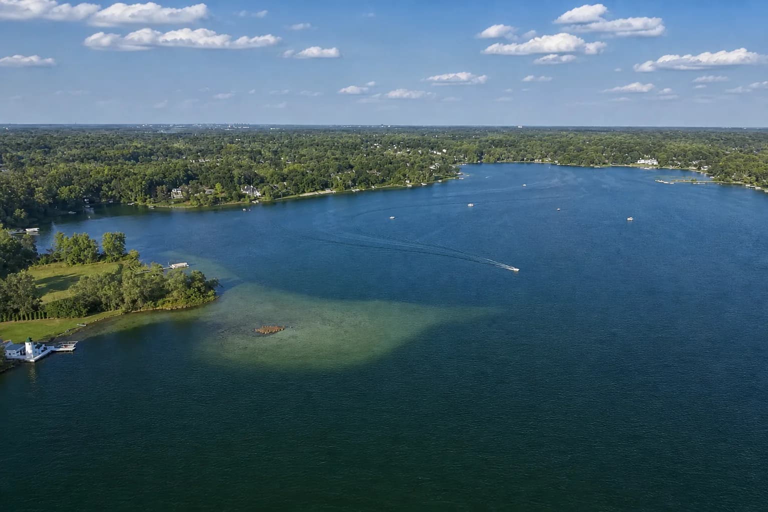 Walnut Lake, West Bloomfield, Michigan