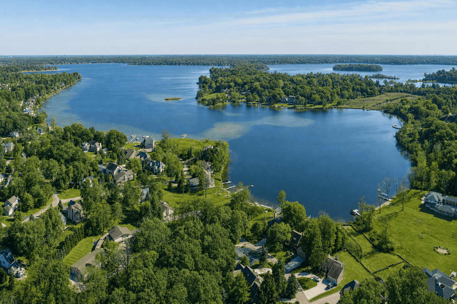 Cass Lake, West Bloomfield, Michigan