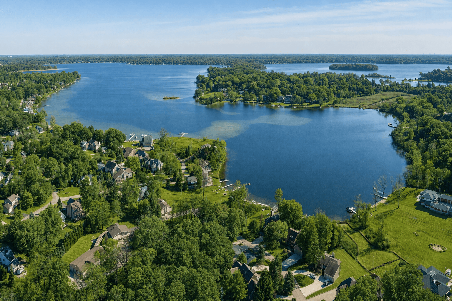 Cass Lake, West Bloomfield, Michigan