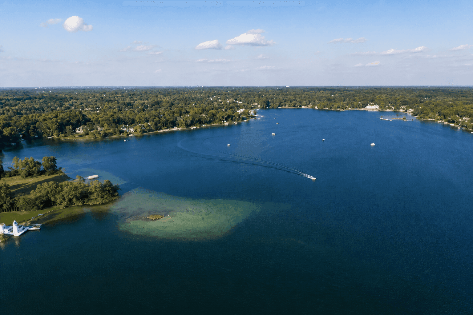 Walnut Lake, West Bloomfield, Michigan