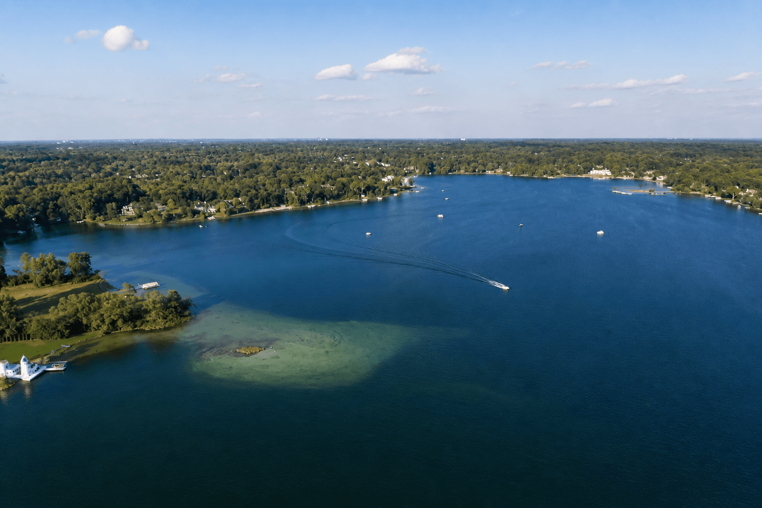 Walnut Lake, West Bloomfield, Michigan