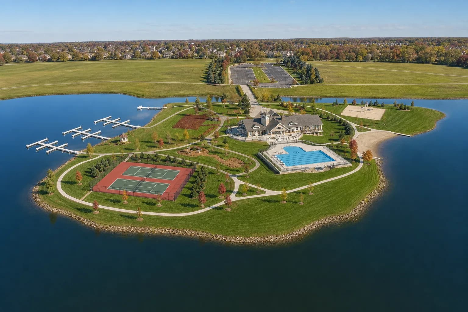 Island Lake, Novi, Michigan
