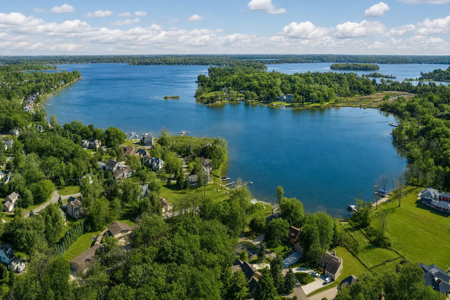 Cass Lake, West Bloomfield, Michigan