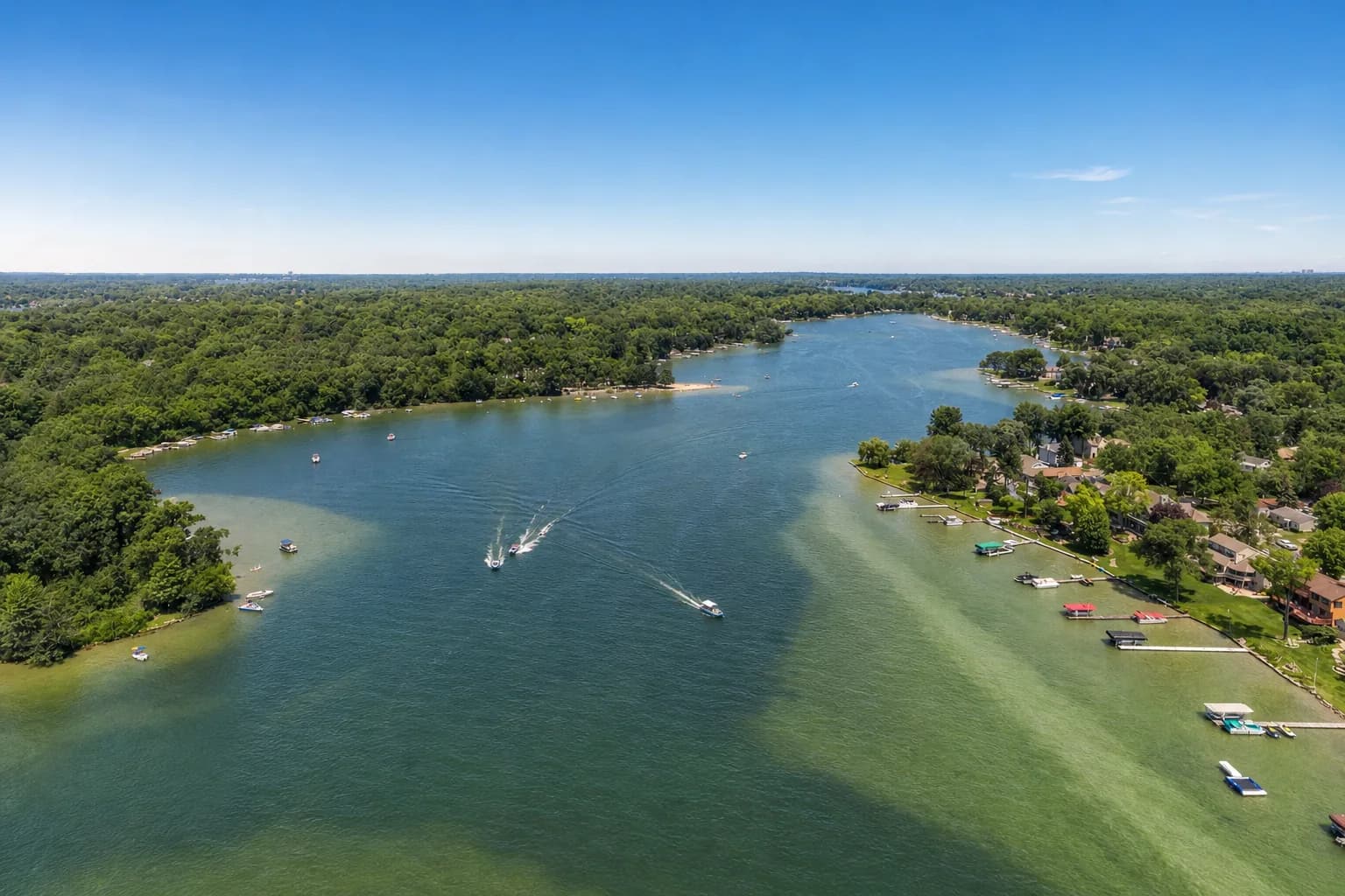 West Bloomfield, Middle Straits Lake, Michigan