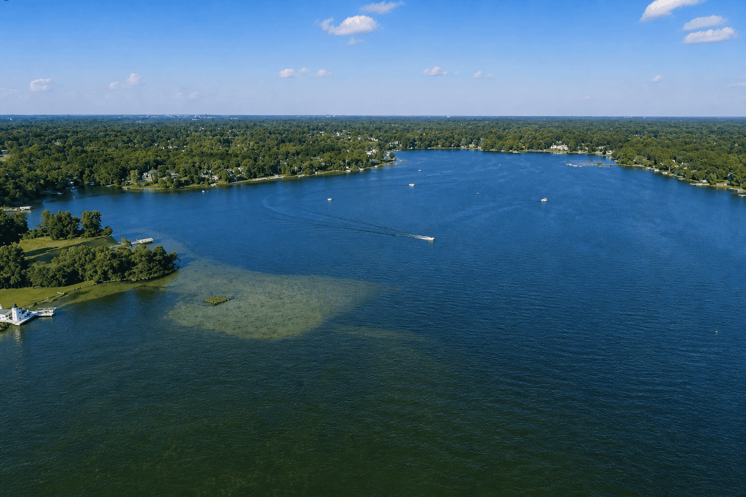 Walnut Lake, West Bloomfield, Michigan