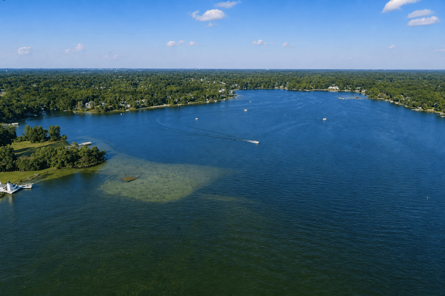 Walnut Lake, West Bloomfield, Michigan