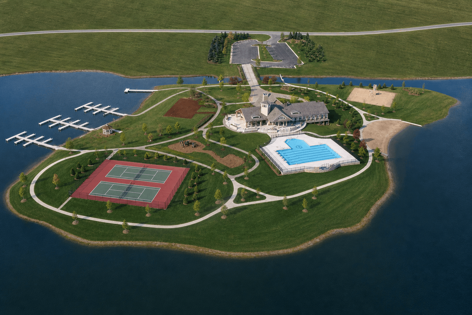 Island Lake, Novi, Michigan