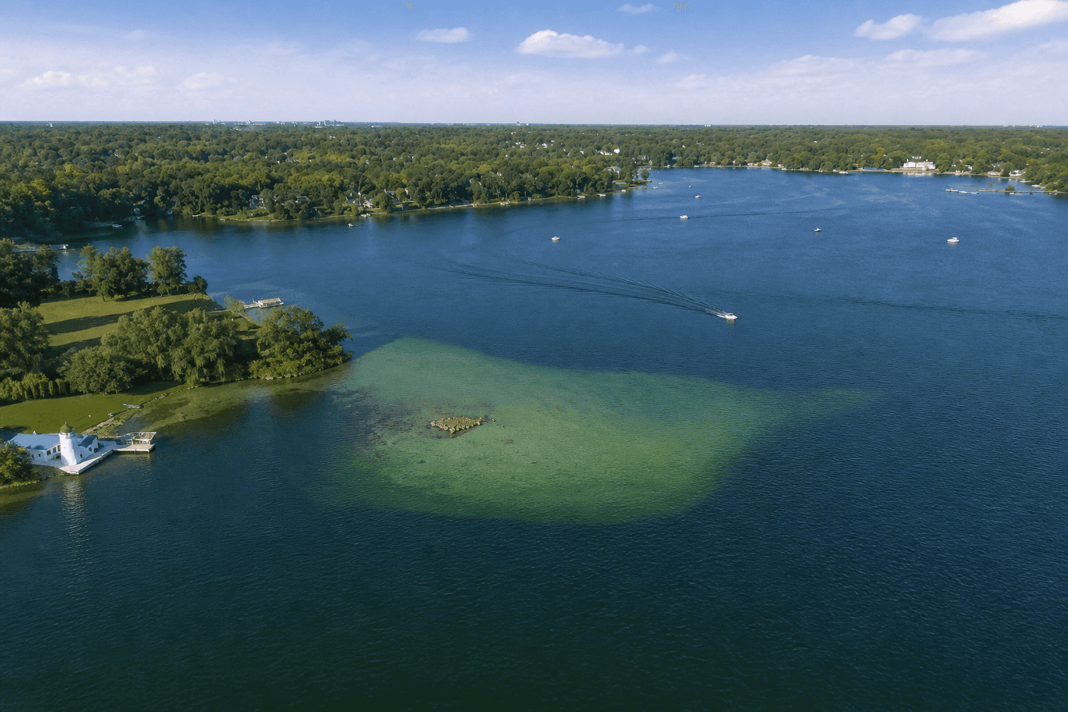 Walnut Lake, West Bloomfield, Michigan