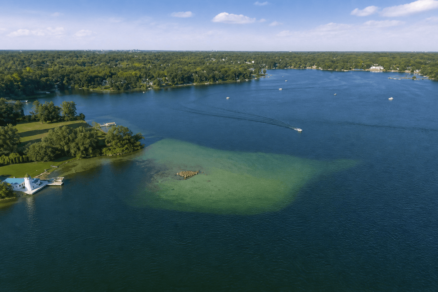 Walnut Lake, West Bloomfield, Michigan