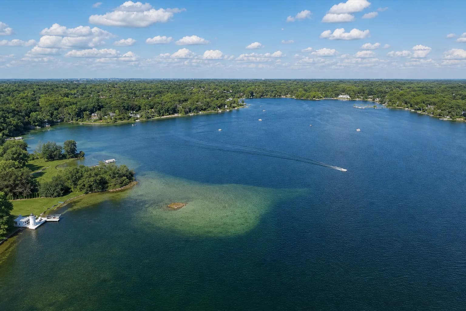 Walnut Lake, West Bloomfield, Michigan