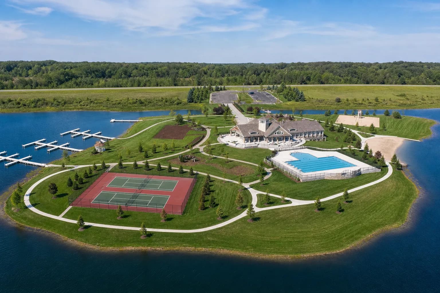 Island Lake, Novi, Michigan