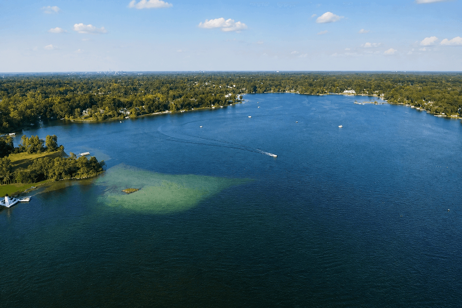 Walnut Lake, West Bloomfield, Michigan