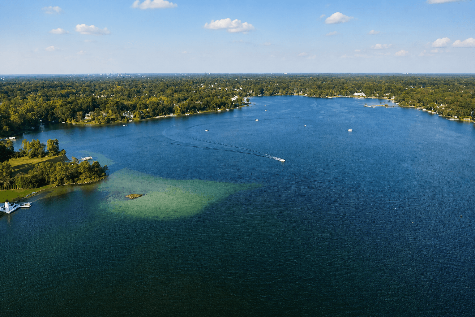 Walnut Lake, West Bloomfield, Michigan