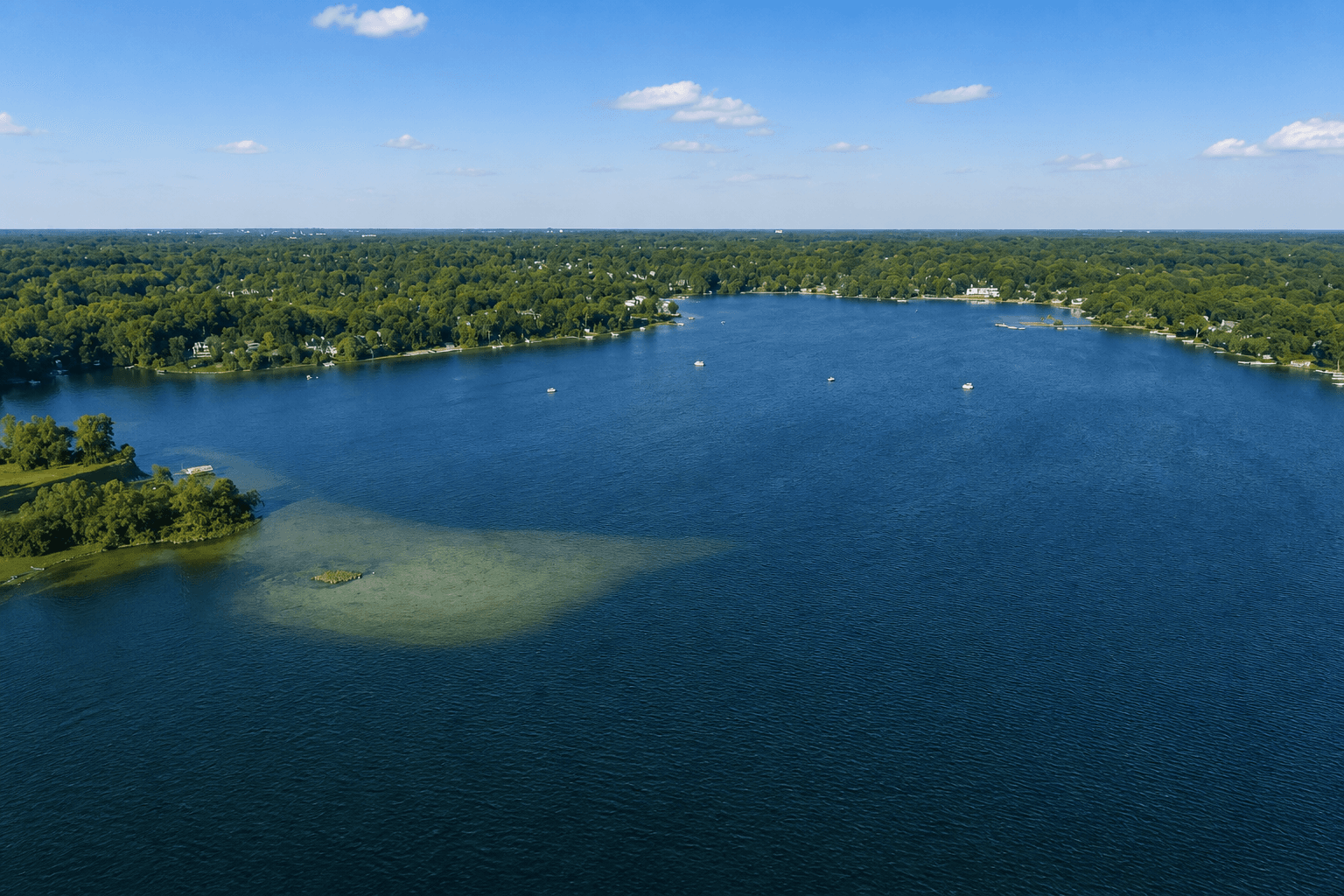 Walnut Lake, West Bloomfield, Michigan