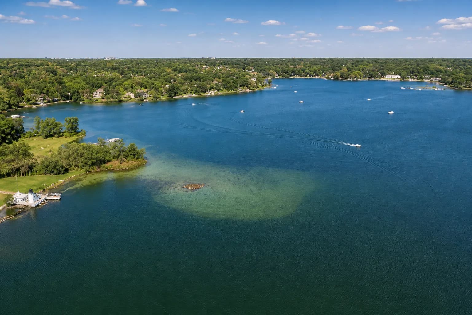 Walnut Lake, West Bloomfield, Michigan