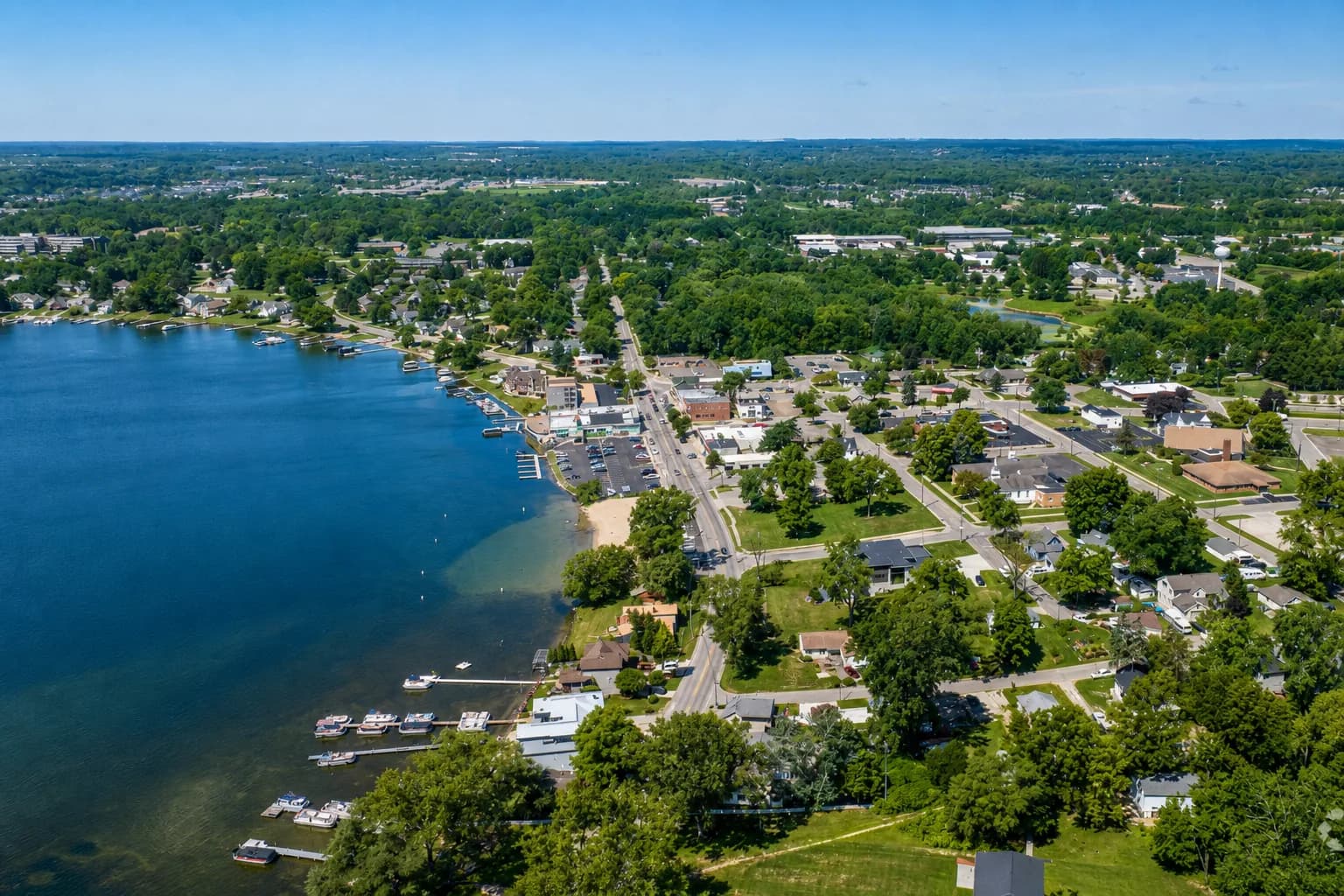 Walled Lake, West Bloomfield, Michigan