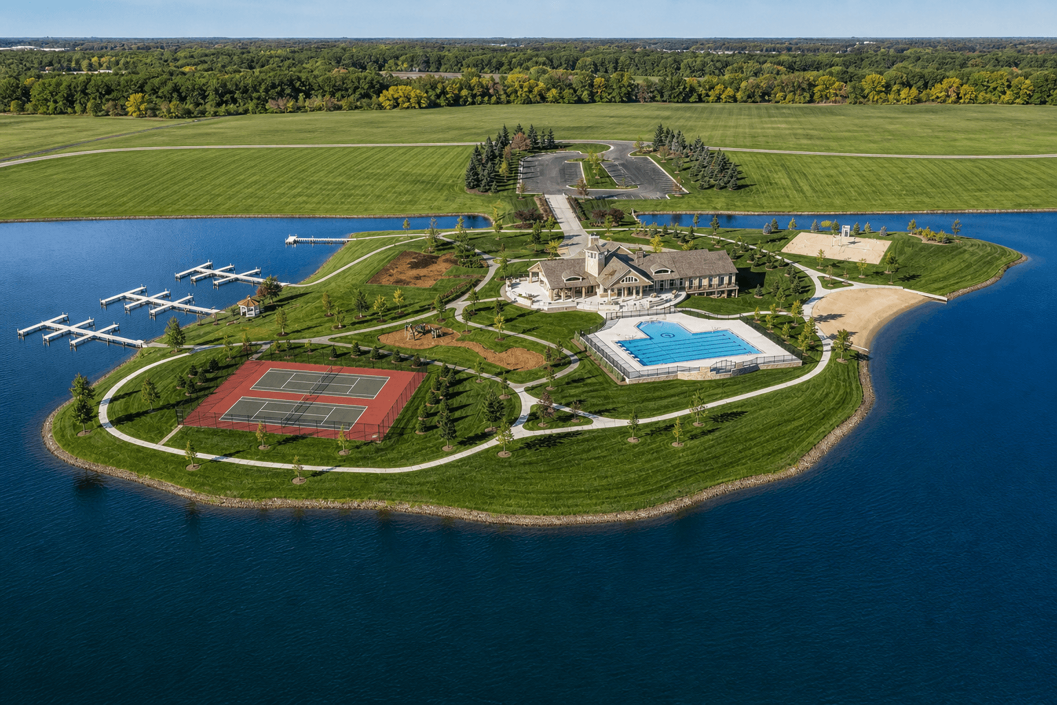 Island Lake, Novi, Michigan