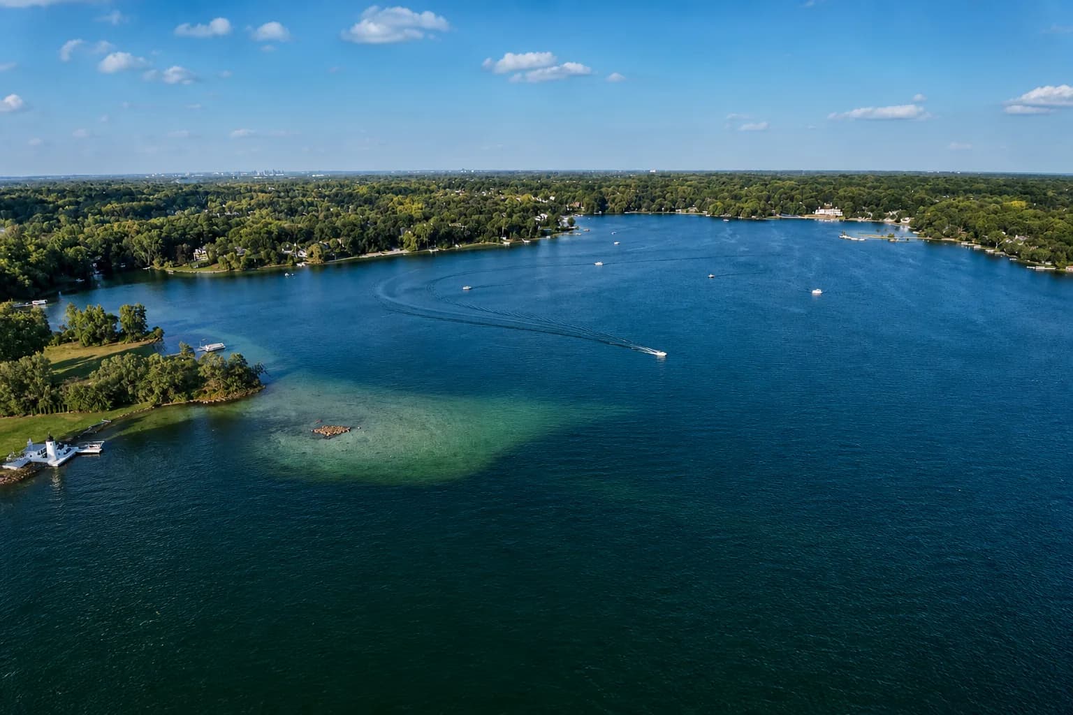Walnut Lake, West Bloomfield, Michigan