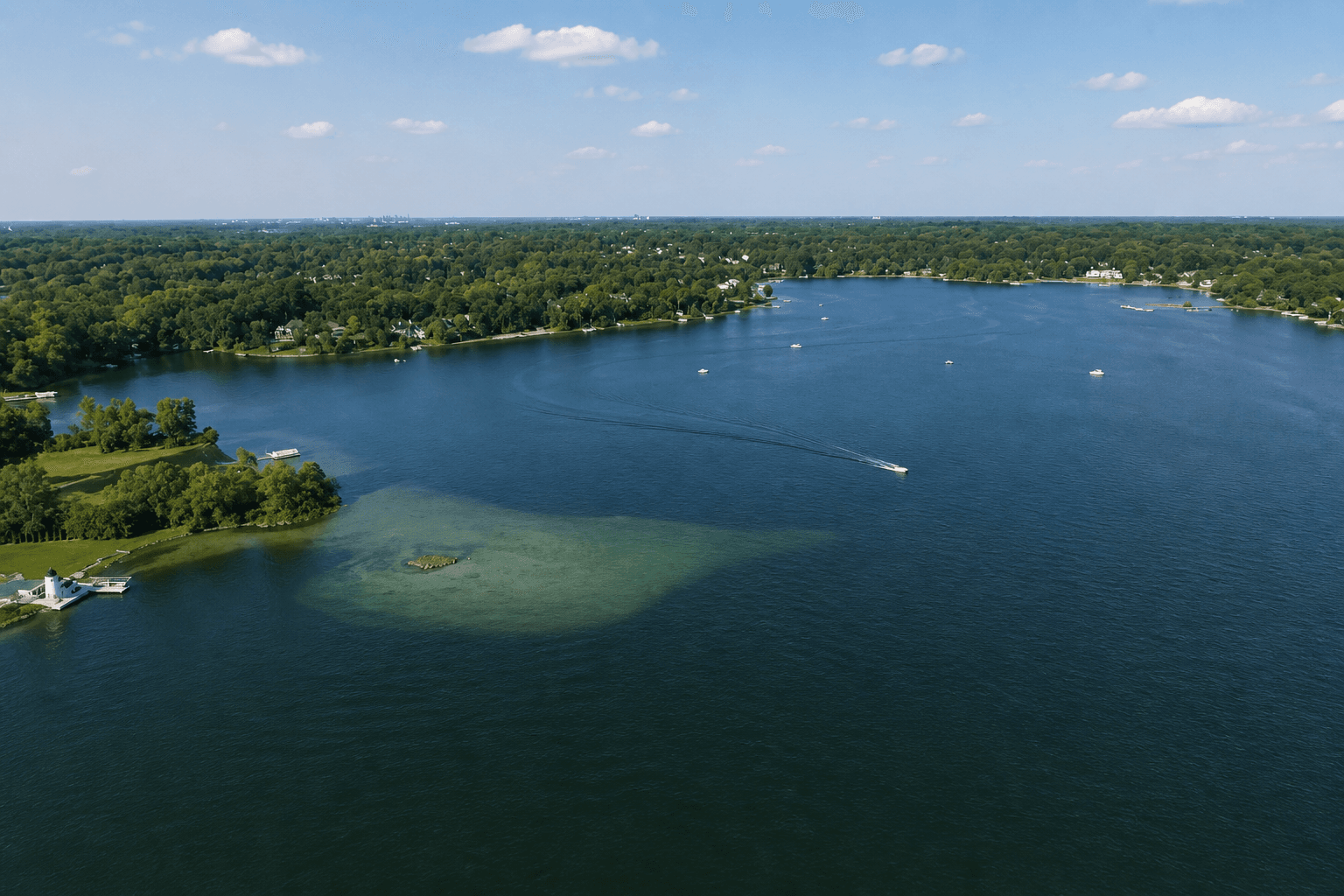 Walnut Lake, West Bloomfield, Michigan