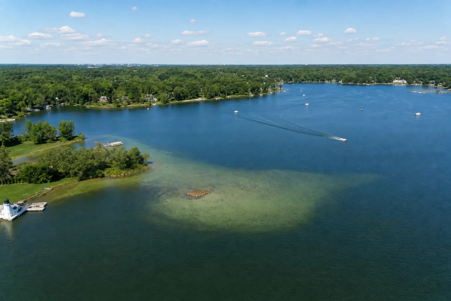 Walnut Lake, West Bloomfield, Michigan