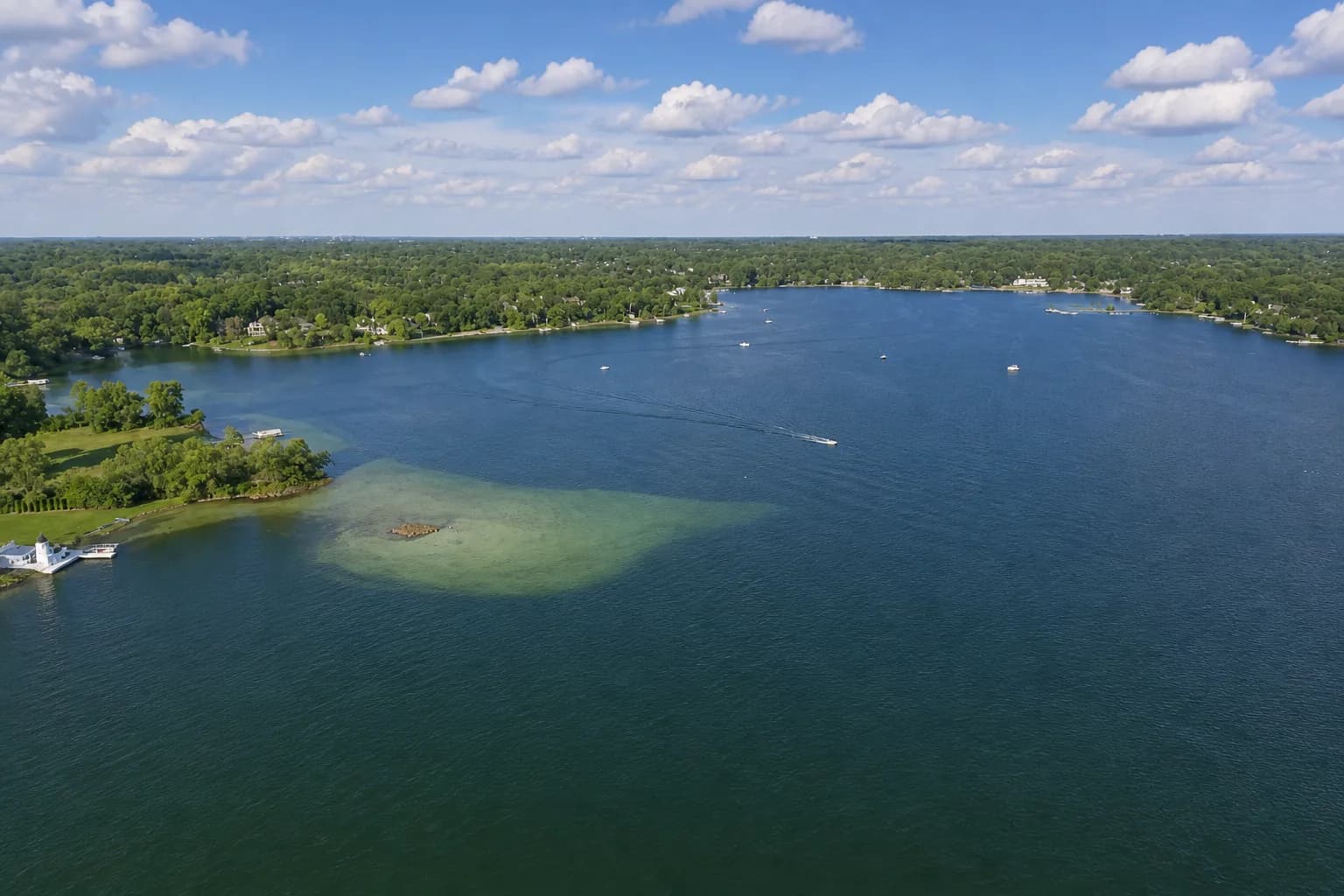 Walnut Lake, West Bloomfield, Michigan
