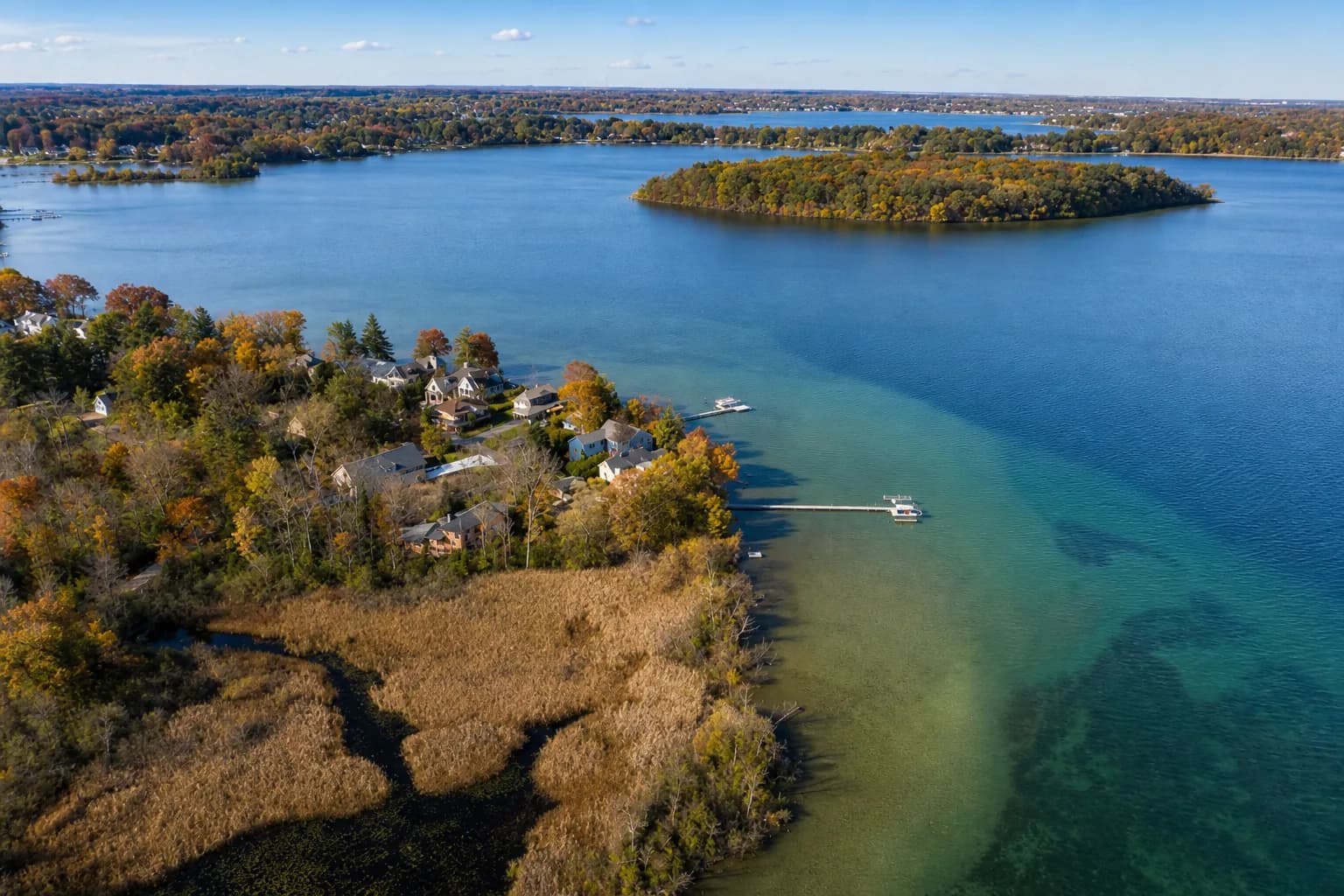 Orchard Lake, West Bloomfield, Michigan